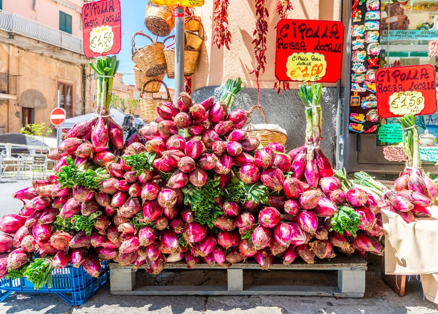 Die rote Zwiebel von Tropea